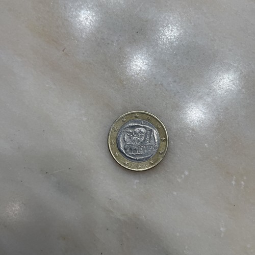 Moneta euro gufo grecia - 1,