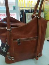 borsa/zaino  donna cuoio