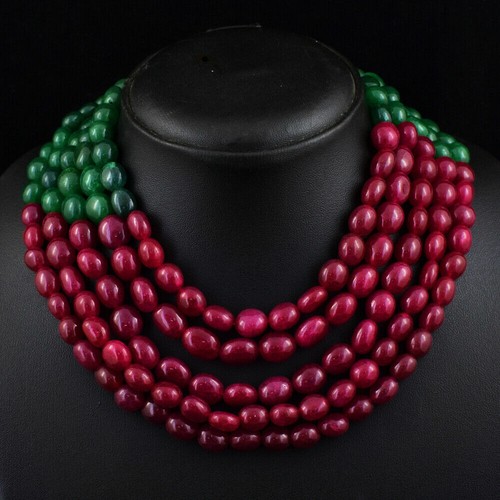 Collana perline forma - collana, ovale