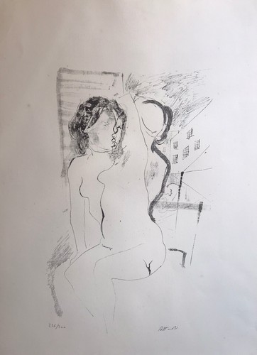 Ugo attardi litografia - ugo,