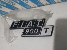 FIAT PULMINO 900 T SCRITTA FREGIO POSTERIORE BADGE NEW OLD STOCK 