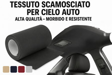 Tessuto scamosciato cielo auto con schiuma - suede headlin fabric foam