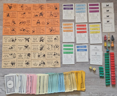 Carte monopoli 1936 vintage - 1936,