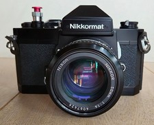 Nikon Nikkormat FT3, nero, con obiettivo Nikkor 50 mm f/1,4