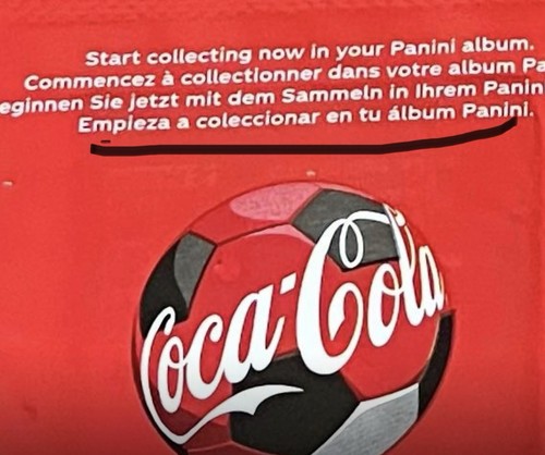 Panini sealed pack - pack, cocacola