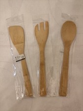 Lotto 3 accessori da cucina in legno