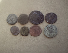 Lotto di 8 monete in bronzo