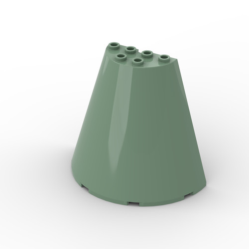 Lego cono mezzo 8x4x6 - lego,