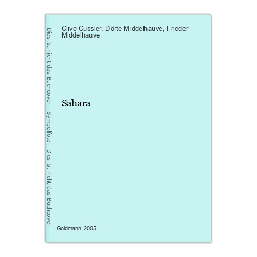 Sahara cussler clive - sahara, dörte