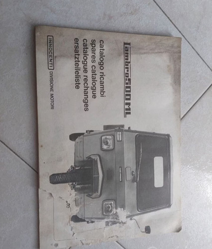 Catalogo ricambi lambro 500ml - catalogo,