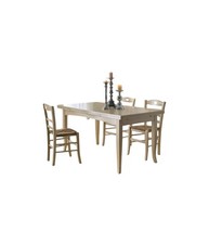 Set tavolo shabby avorio
