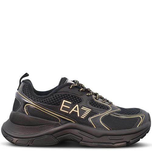 Ea7 sneakers nera e - nera, per