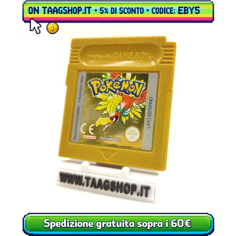 Pokemon versione oro game boy - oro,