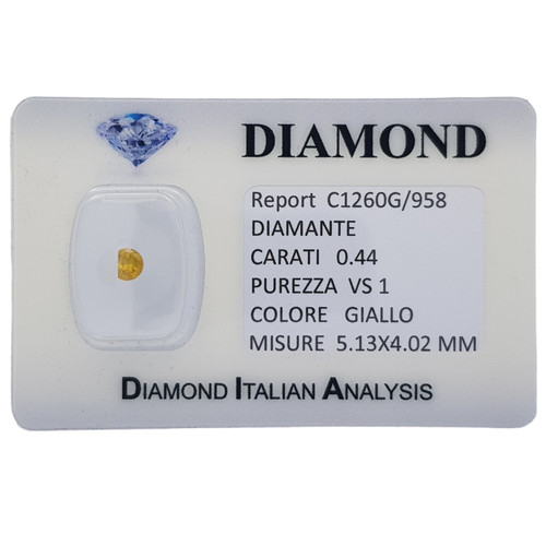 Diamante giallo taglio - diamante,