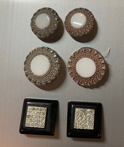 Bottoni antichi strass - 6,