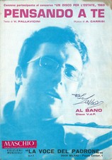 Spartito Pensando a te Al Bano