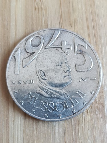 Lire mussolini 1945 moneta - lire,