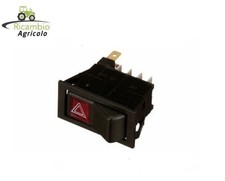INTERRUTTORE PULSANTE 4 FRECCE TRATTORE FIAT TN75F TL90 T4040 ECC 5145664