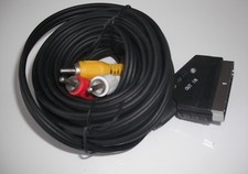 Cavo AV RCA da Scart a 3 Phono