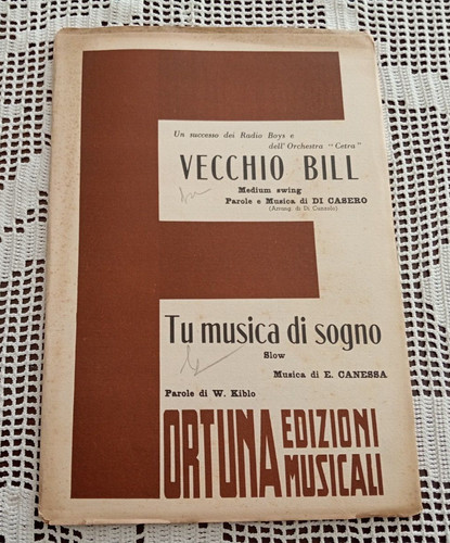 Spartito vecchio bill - vecchio, di