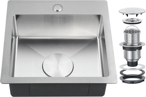 Lavello barra drop 15x15 - lavello,