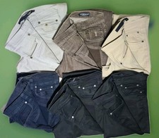 6 JECKERSON 31 - 45/46 Jeans 5 tasche - Tutti con Toppe Alcantara - usati.