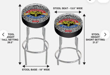 Sgabello con marchio Arcade1UP