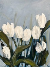 Quadro acrilico tulipano