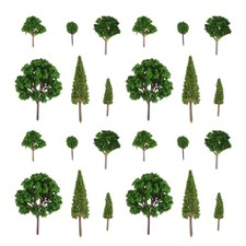  24 Pezzi Mini Alberi per