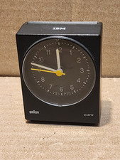 Sveglia da viaggio vintage Braun tipo 4847/AB30 quarzo portatile made in Germany