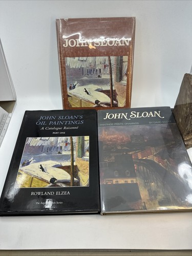 John sloan art books lot - lot, 3
