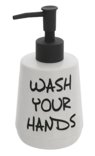 Dispenser sapone bianco wash