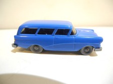 WIKING VINTAGE 1:87 OPEL REKORD P1 CARAVAN 1959-1964 CELESTE COME NUOVO RARO 341/1A