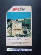 Schede Telefoniche - Turistica P96 con Codici, pinzata