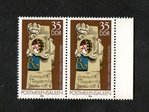 Ddr 1984 postmeilensäulen - 1984,