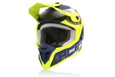 ACERBIS CASCO MOTO CROSS ENDURO LINEAR GIALLO/BLUE 0024473.274