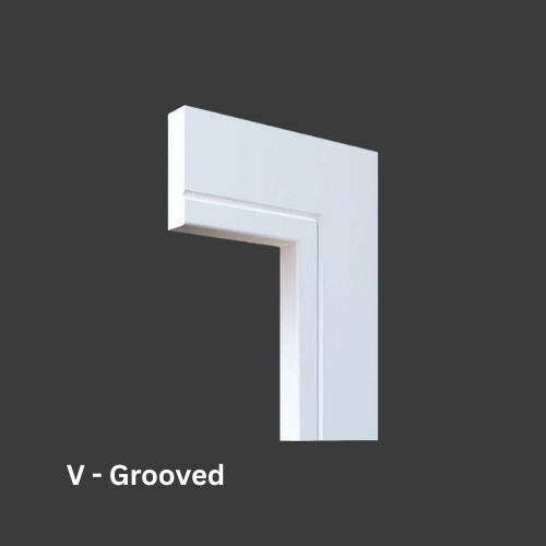 Architrave mdf scanalato - mdf, v