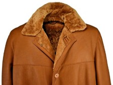 Il Pellettiere Italiano Giaccone Uomo in Vero Montone Spagnolo Tg  52