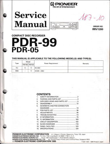 Manuale servizio per - di,