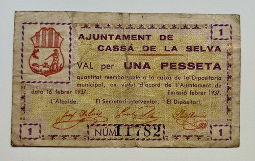 Billete local municipal - /,