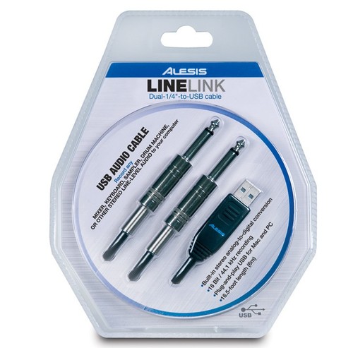 Alesis linelink dual to - dual, 1/4"