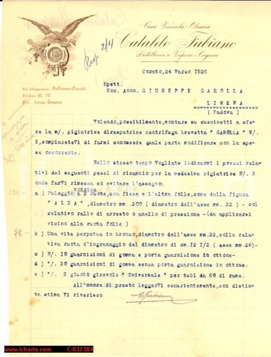 1926 corato casa vinicola - 1926,