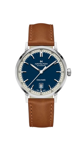 Orologio uomo blu hamilton - uomo,