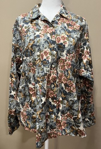Vtg bean cotton floral - vtg,