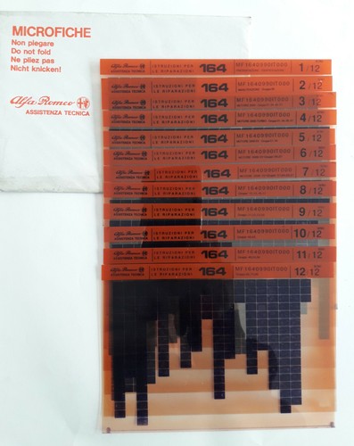 Microfiche alfa romeo - alfa,