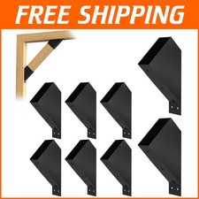 Sistema di staffe pergola fai da te - 8 staffe in metallo resistenti per progetti giardino