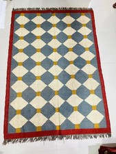 Tappeto kilim lana juta fatto