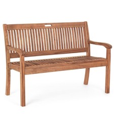 PANCHINA PANCA 2 POSTI LEGNO ACACIA DA ESTERNO GIARDINO TERRAZZO BIZZOTTO NOEMI