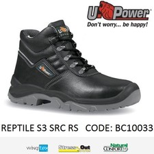 UPOWER SCARPA  DA LAVORO ANTINFORTUNISTICA ALTA S3 SRC RS REPTILE U-POWER