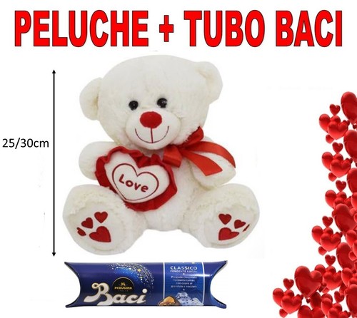 Peluche tubo baci - baci, san